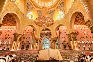 Shiek Zayed Mosque, Main Hall, AD, UAE- Luxuria Tours & Events