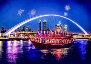 Dubai Water Canal Dhow Cruise - Luxuria Tours & Events