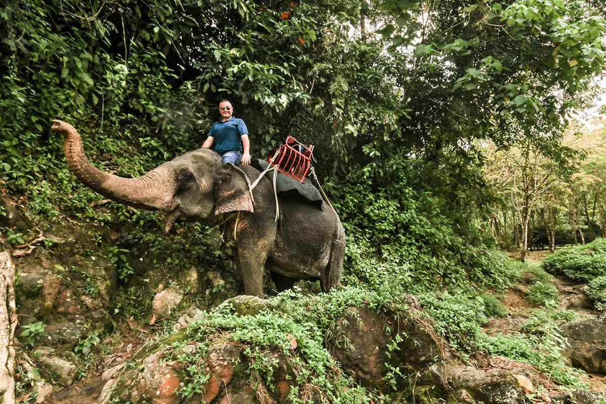 Elephant Ride, Phuket, Thailand