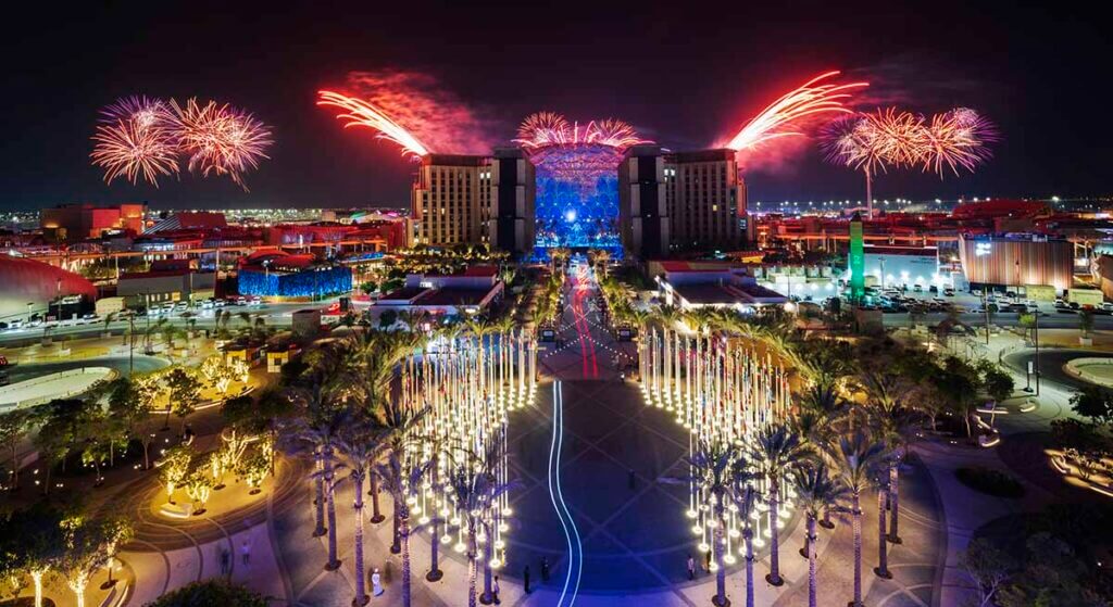 Expo 2020 Opening Ceremony fireworks